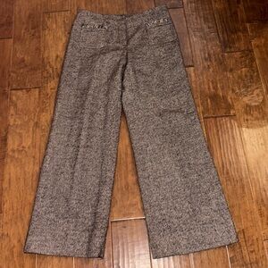 Chanel tweed silk alpaca wool pants